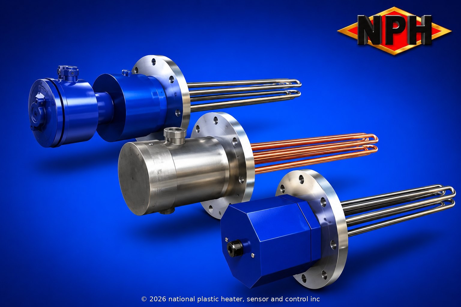 Nema 4 and Hazardous Area Explosion Proof Flanged ImimmersionHeaters
